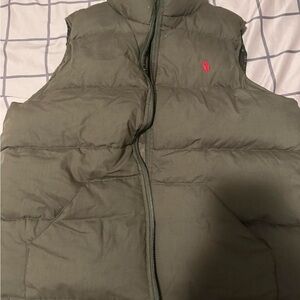Ralph Lauren Green Puffer Vest